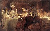 Rembrandt Canvas Paintings - The Conspiration of the Bataves